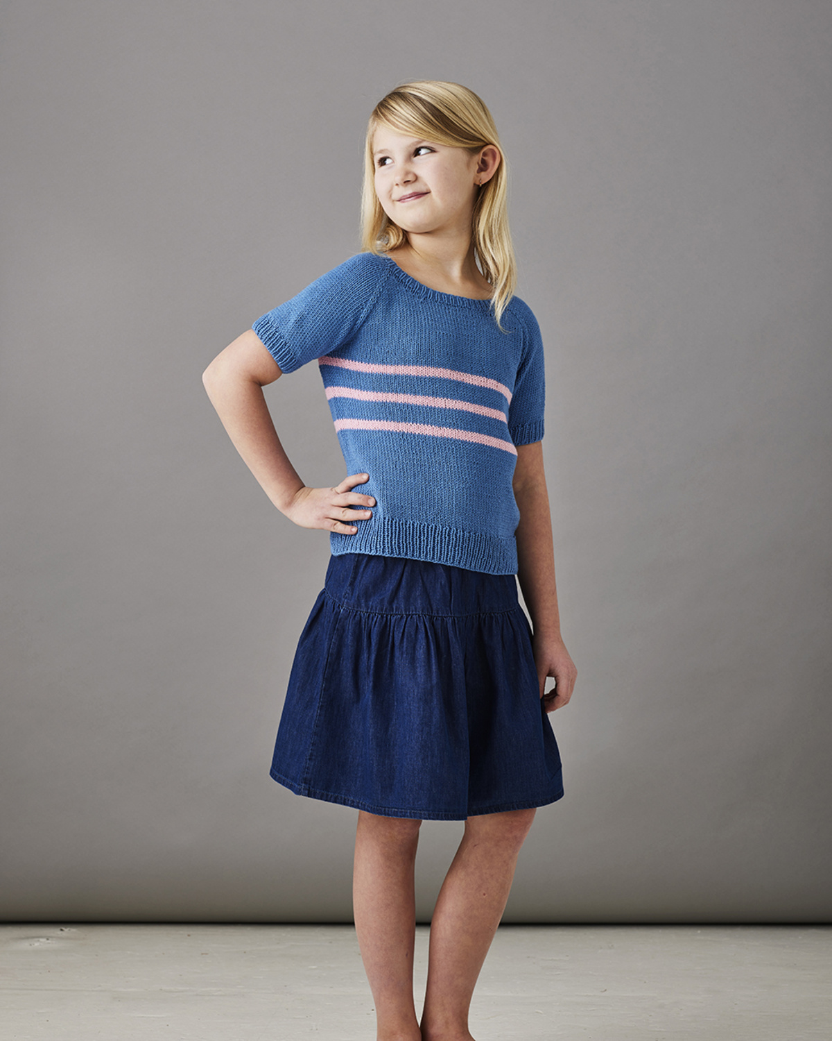 Raglan T-shirt 2 - 12 år  - Carla 892617 PDF