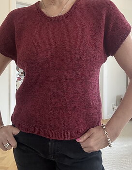 Idas tee, rund hals