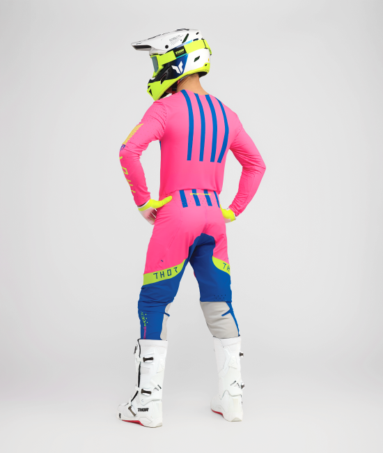 THOR SPORTMODE Flite Crossbyxor Rosa/Blå - 8