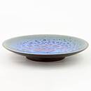 Sven Hofverberg (1960s) Unique Bowl with Mottled Blue Glaze 30 cm