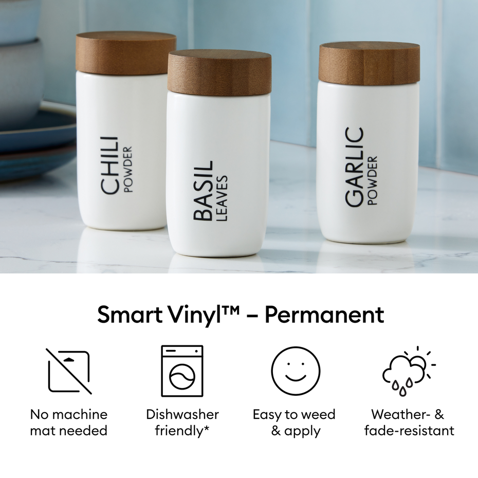 SVART - matt, Smart Vinyl - Permanent, 33 x 640cm, Cricut - 3