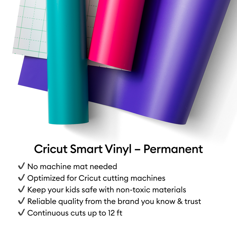 SVART - matt, Smart Vinyl - Permanent, 33 x 640cm, Cricut - 9