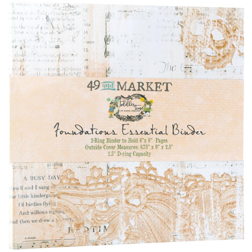 49 And Market - Foundations Binder - Toddler Time Coral