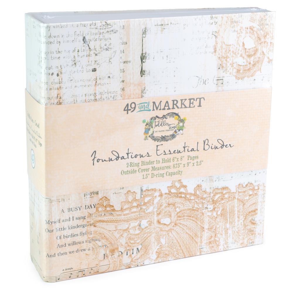 49 And Market - Foundations Binder - Toddler Time Coral - 2