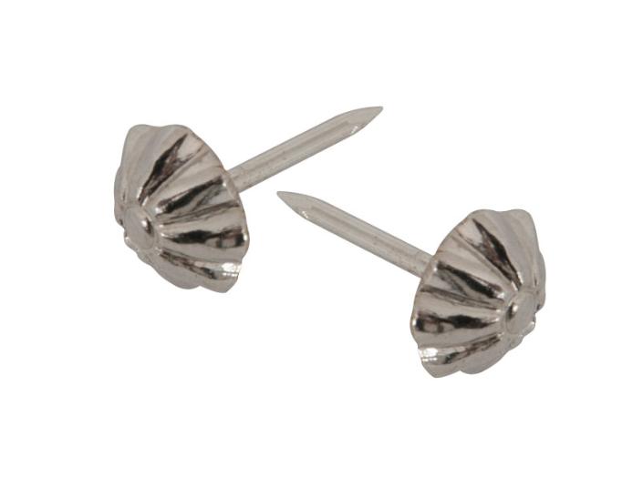 Möbelspik Silver blomma 9,5