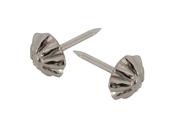 Möbelspik Silver blomma 9,5