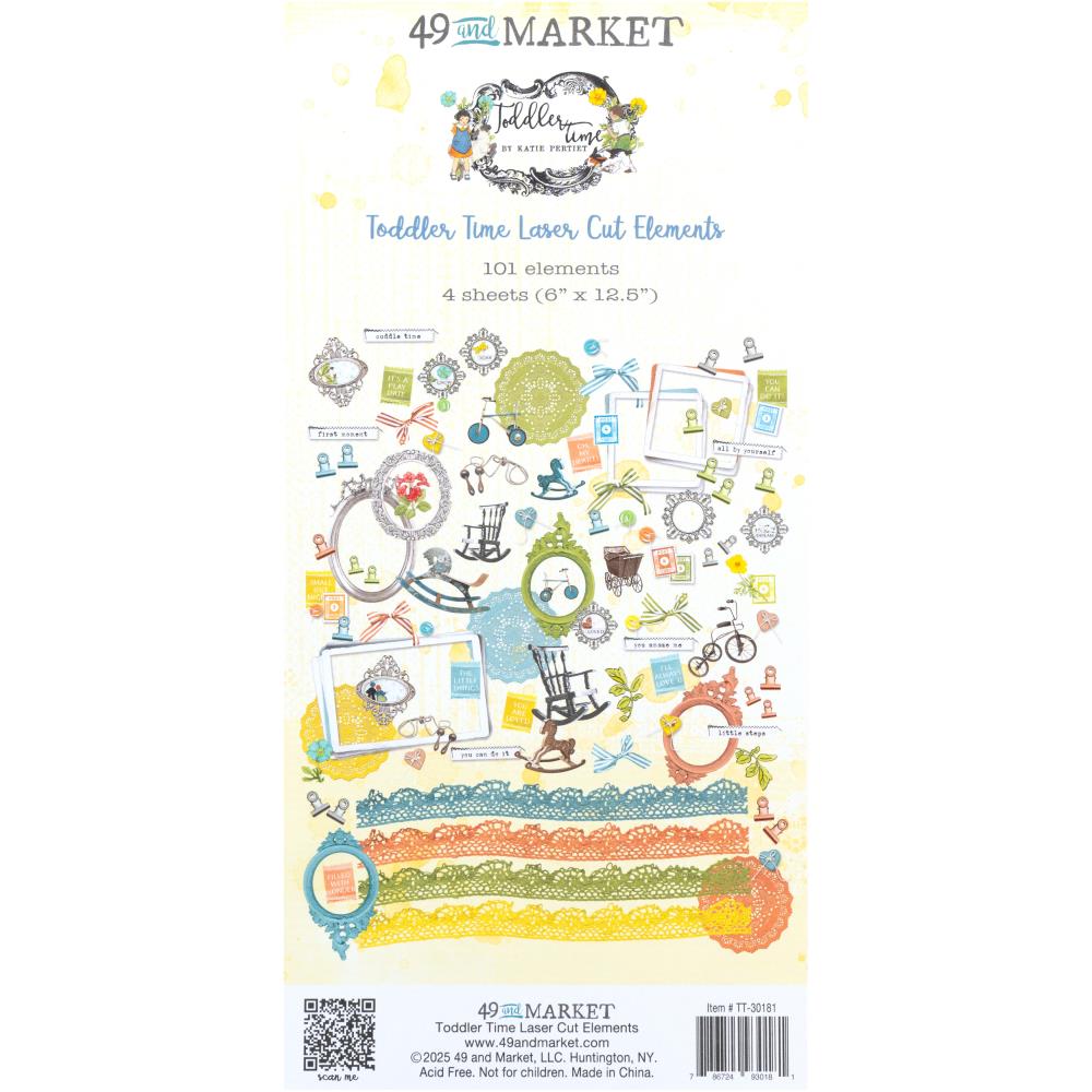 49 And Market - Laser Cut Outs - Elements, Toddler Time