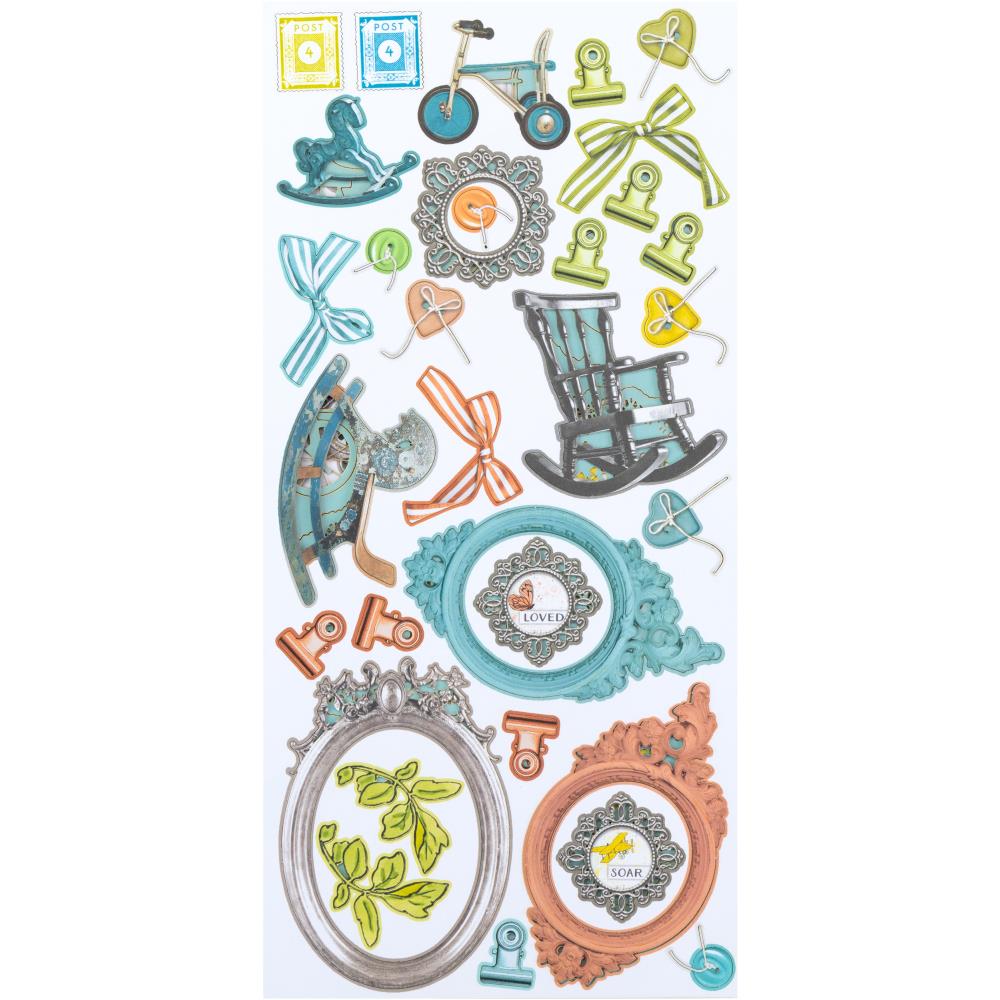 49 And Market - Laser Cut Outs - Elements, Toddler Time - 4