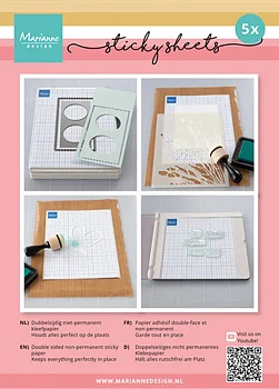 Sticky Sheets A5 (5st), Marianne Design