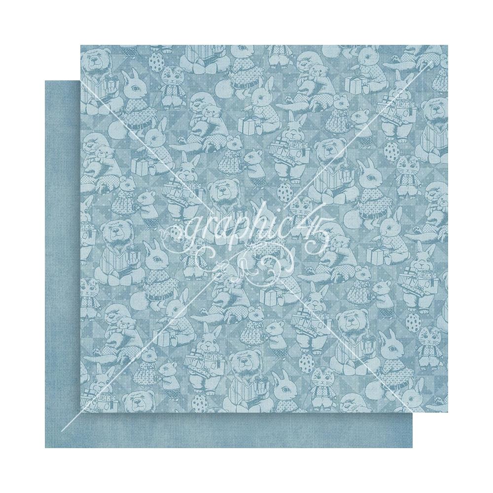  Graphic45 - Patterns & Solids Pack - Hip Hip Hooray  - 8