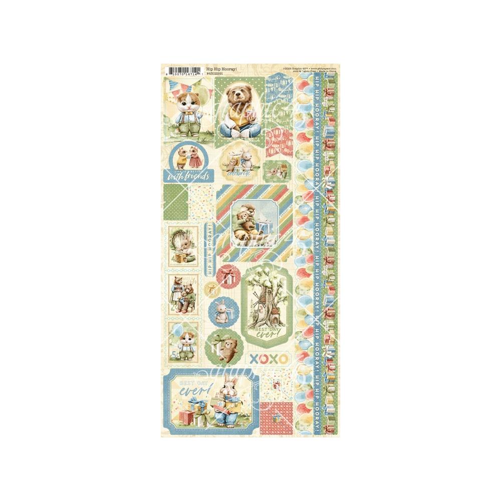 Graphic45 - Sticker Set - Hip Hip Hooray - 2