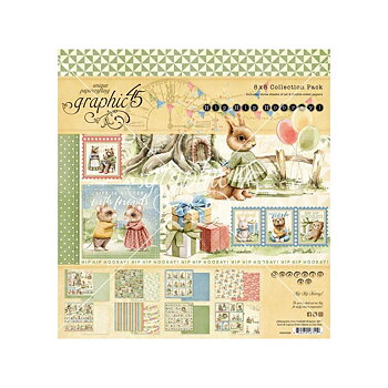 Graphic45 - Collection Pack 8x8 - Hip Hip Hooray