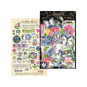 Graphic45 - Ephemera Set - Spring is in the Air