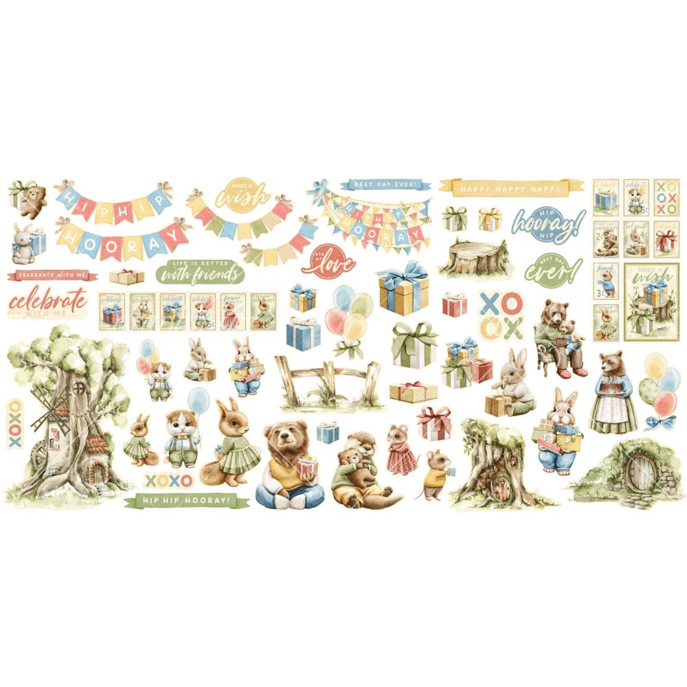 Graphic45 - Ephemera Set - Hip Hip Hooray - 2
