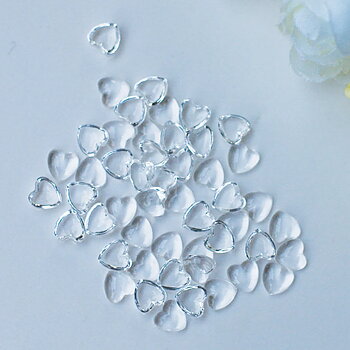 Droplets Hjärtan 1, 4mm, (100st), Dress My Craft