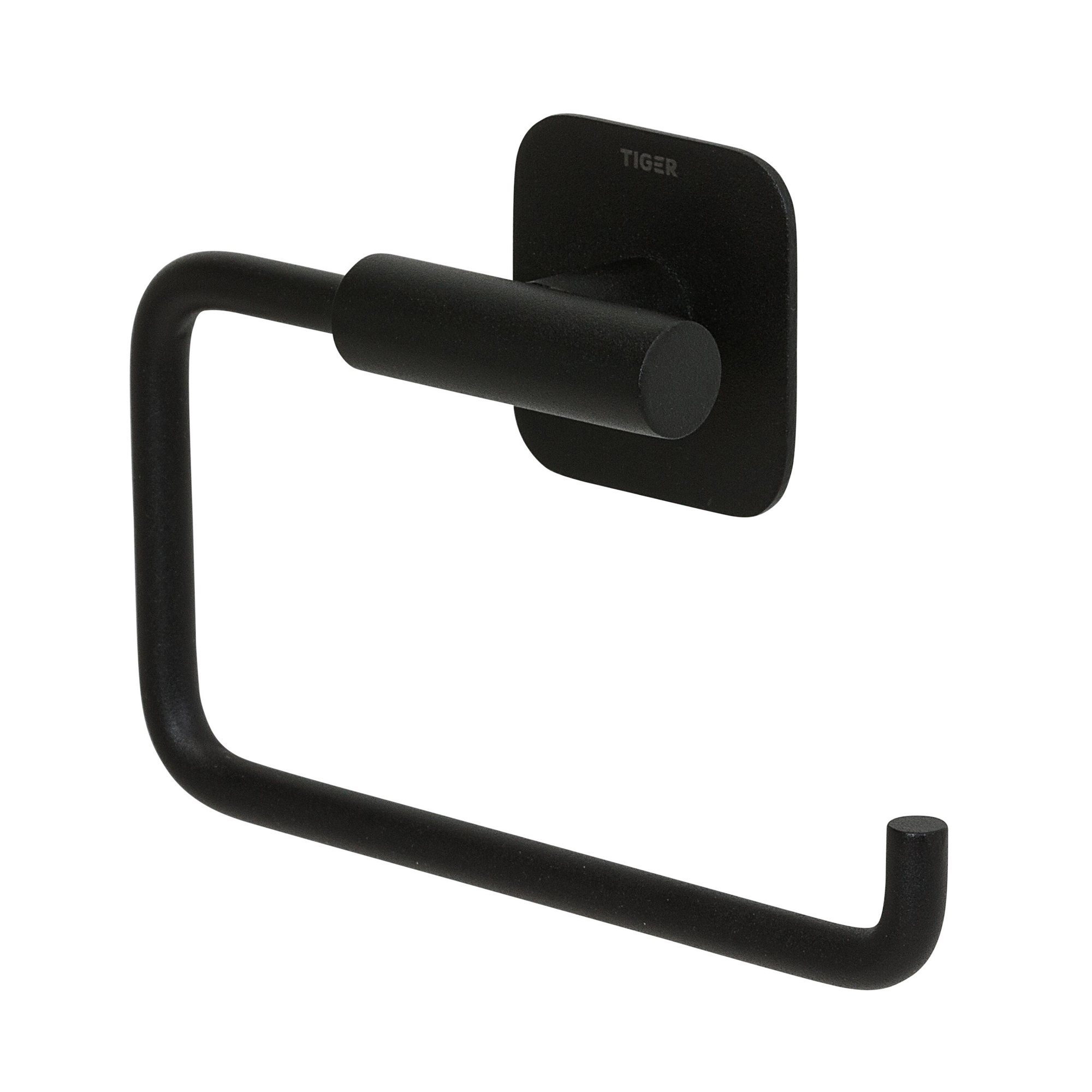 Toalettpappershållare - 14,6 cm - Självhäftande toalettpappershållare utan lock