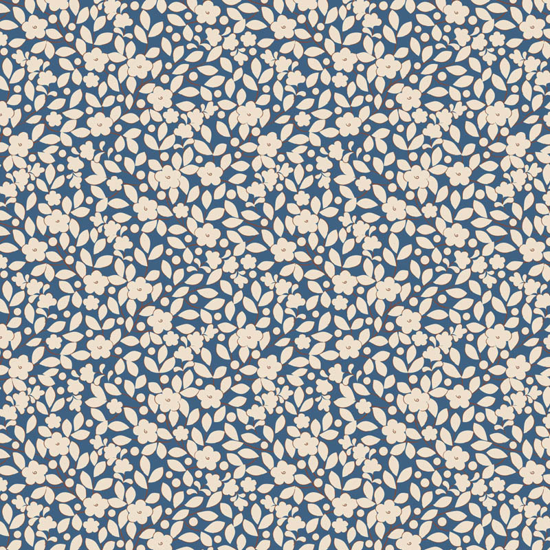 Tyg Tilda Avery blue Creating Memories collection