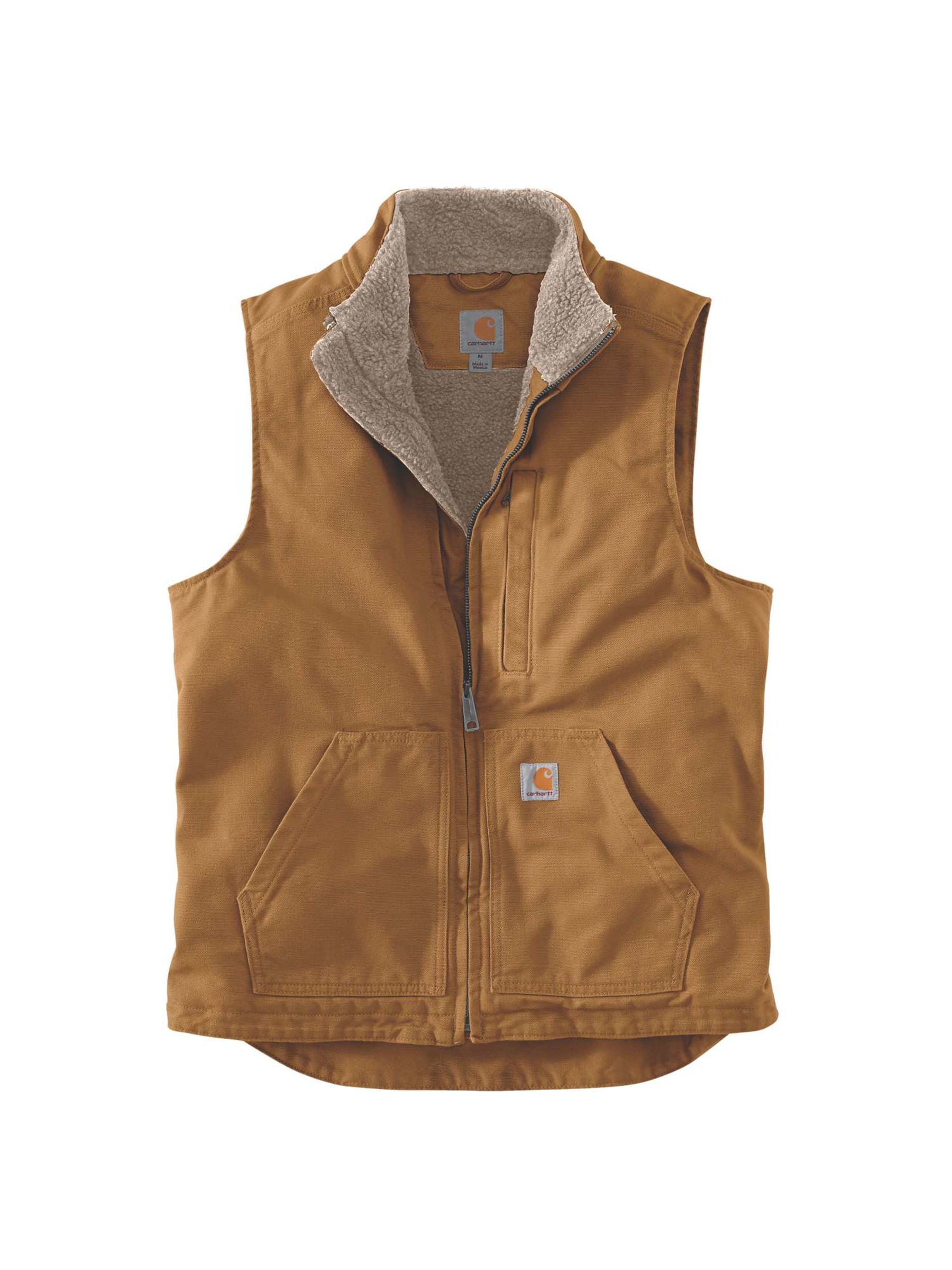 Carhartt WASHED DUCK LINED MOCK NECK VEST