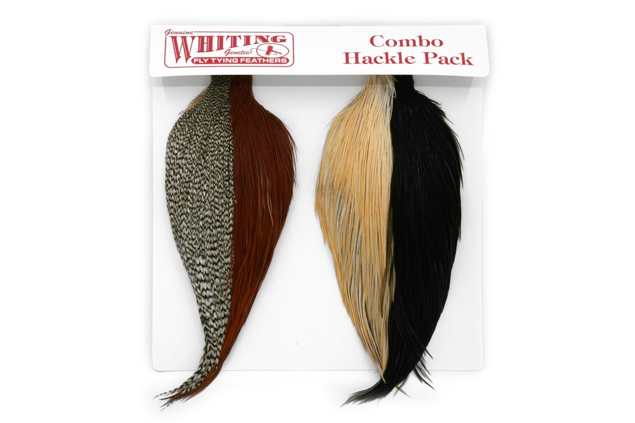Whiting Combo Hackle Pack - Dry Fly Tuppnackar