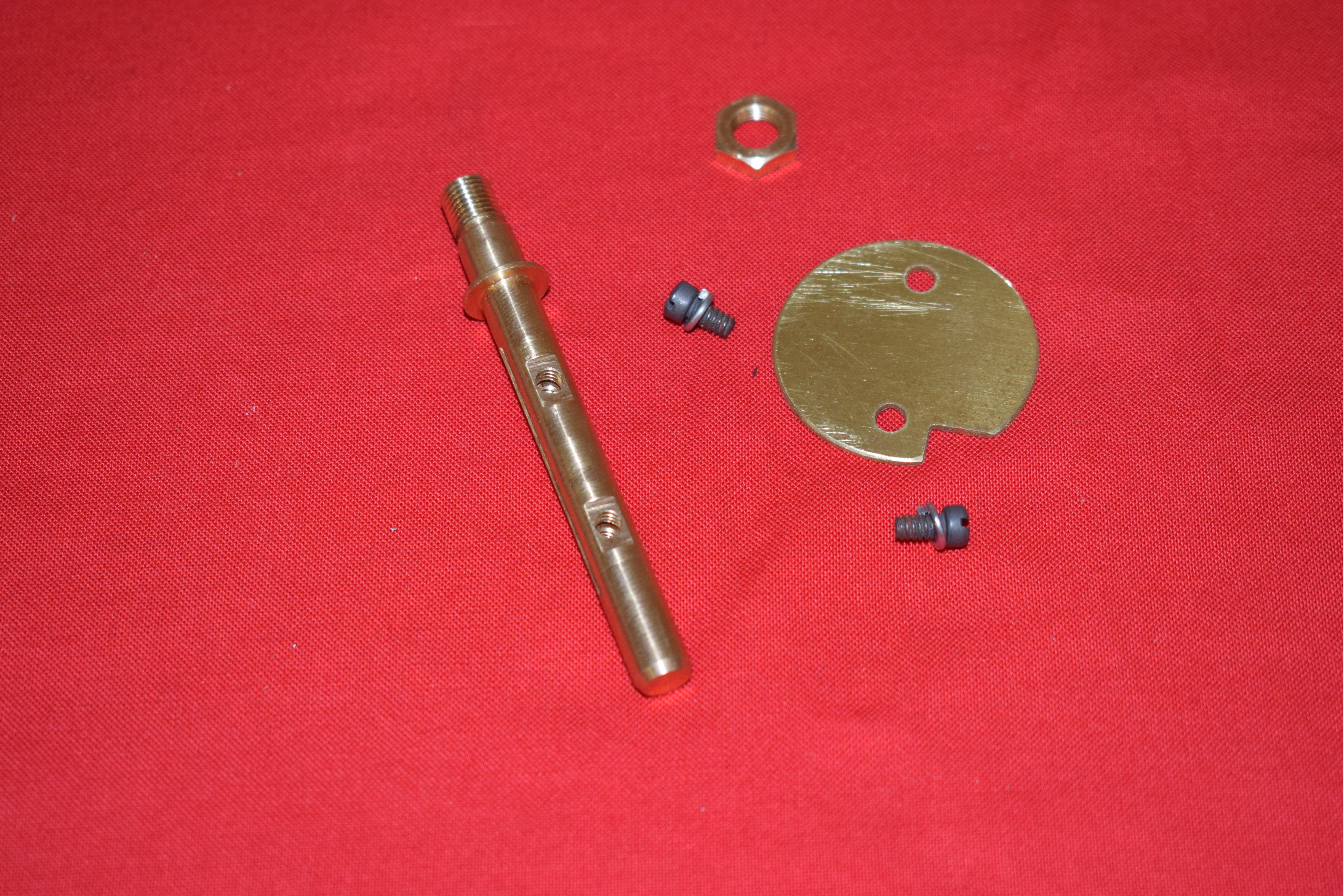 Throttle shaft kit Schebler HX 1 3/8"  model, oversize.