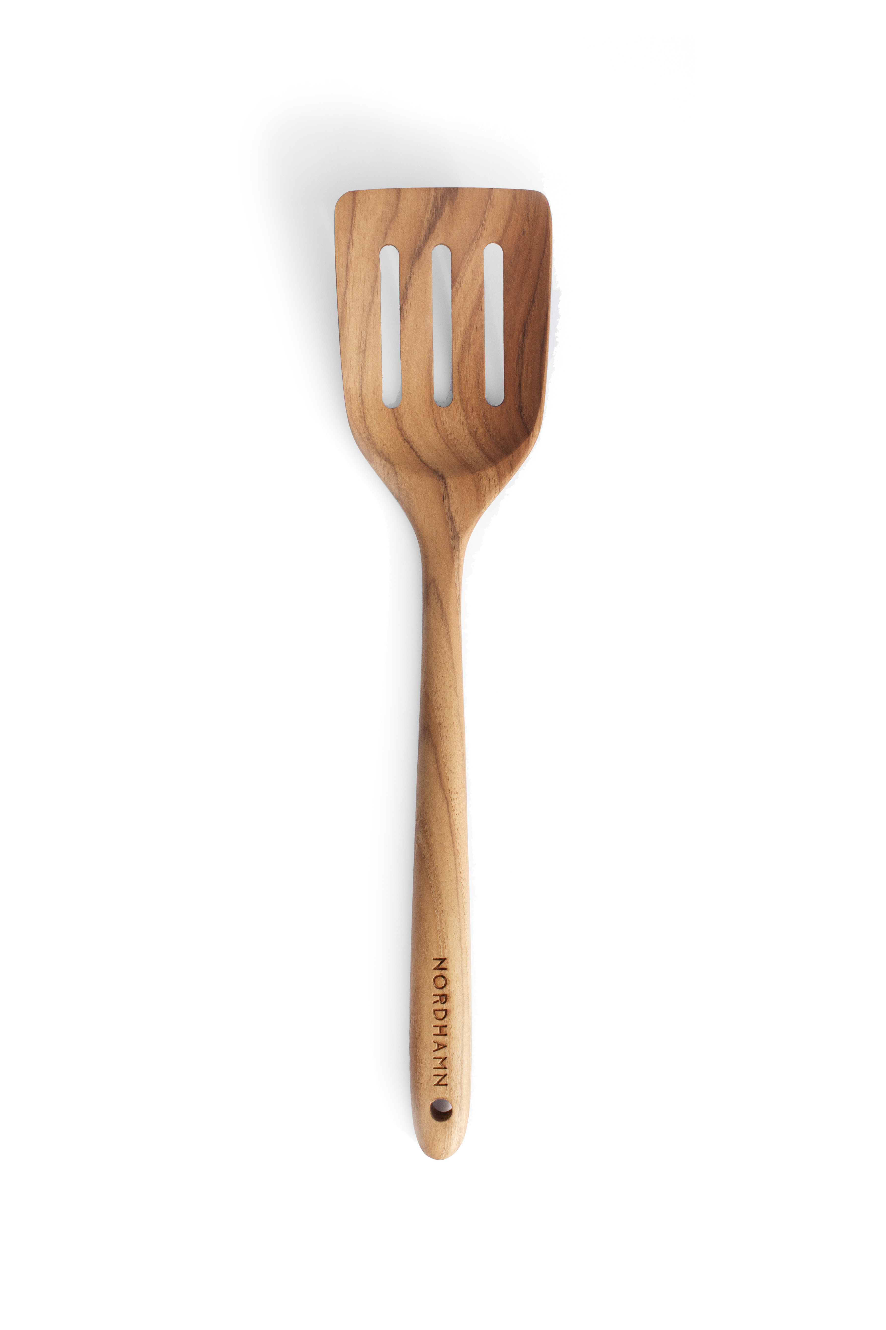 Nordhamn Stekspade Perforerad Teak 34 cm