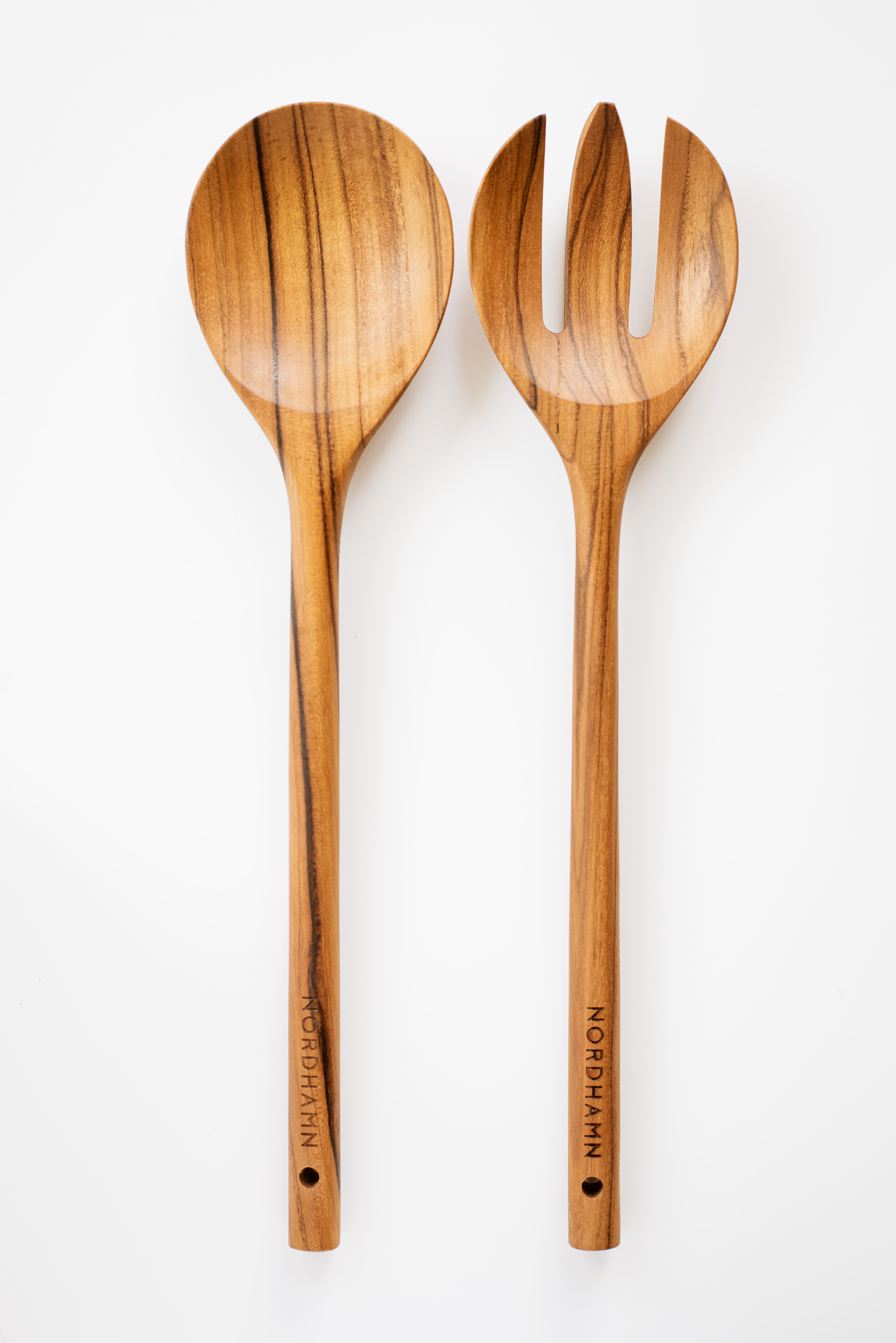Nordhamn Salladsbestick Teak 34 cm