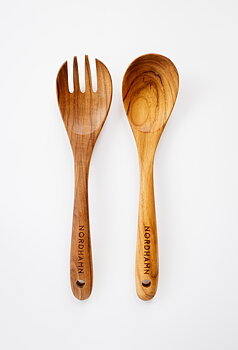 Nordhamn Salladsbestick Teak 23 cm