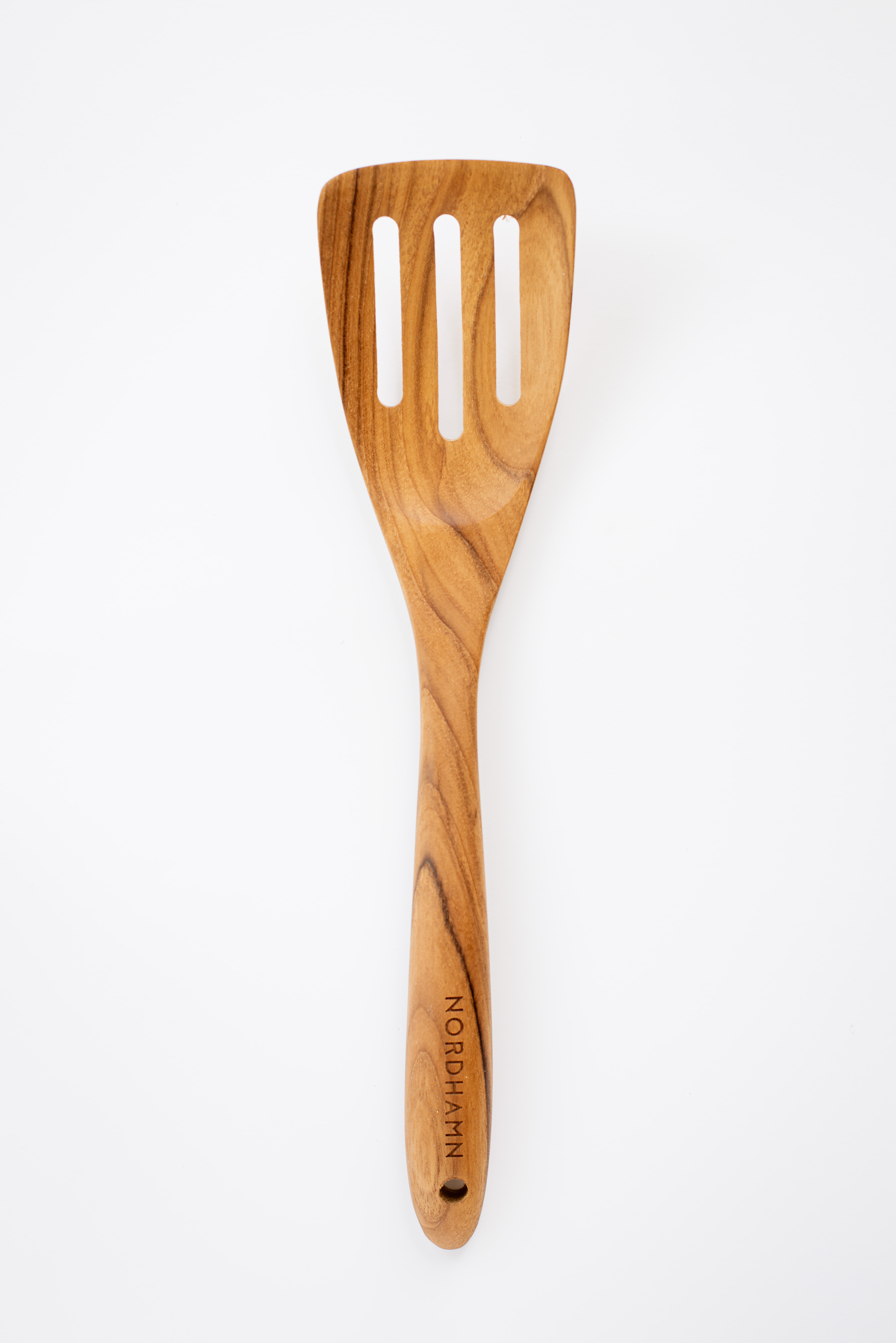 Nordhamn Stekspade Perforerad Teak 30 cm
