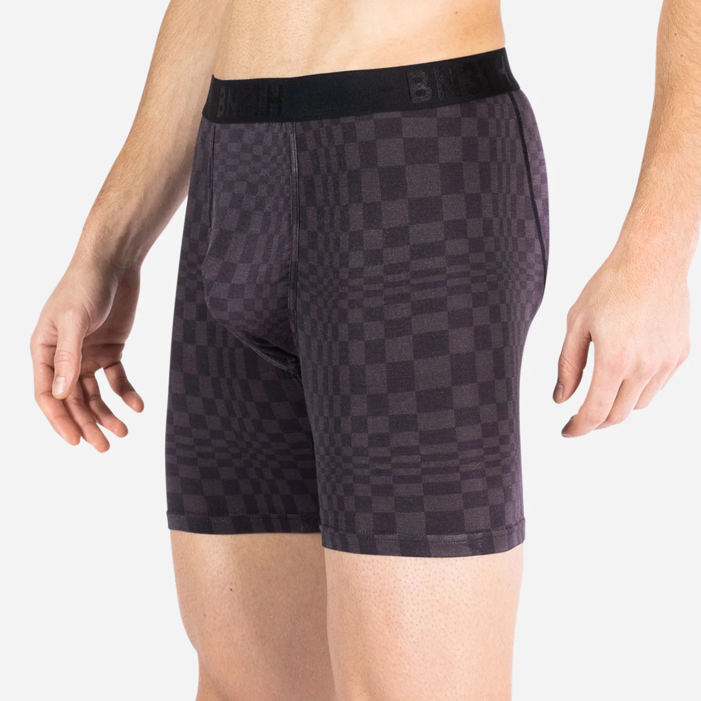 CLASSIC ICON BOXER BRIEF - LIQUID CHECKER-BLACK - 3
