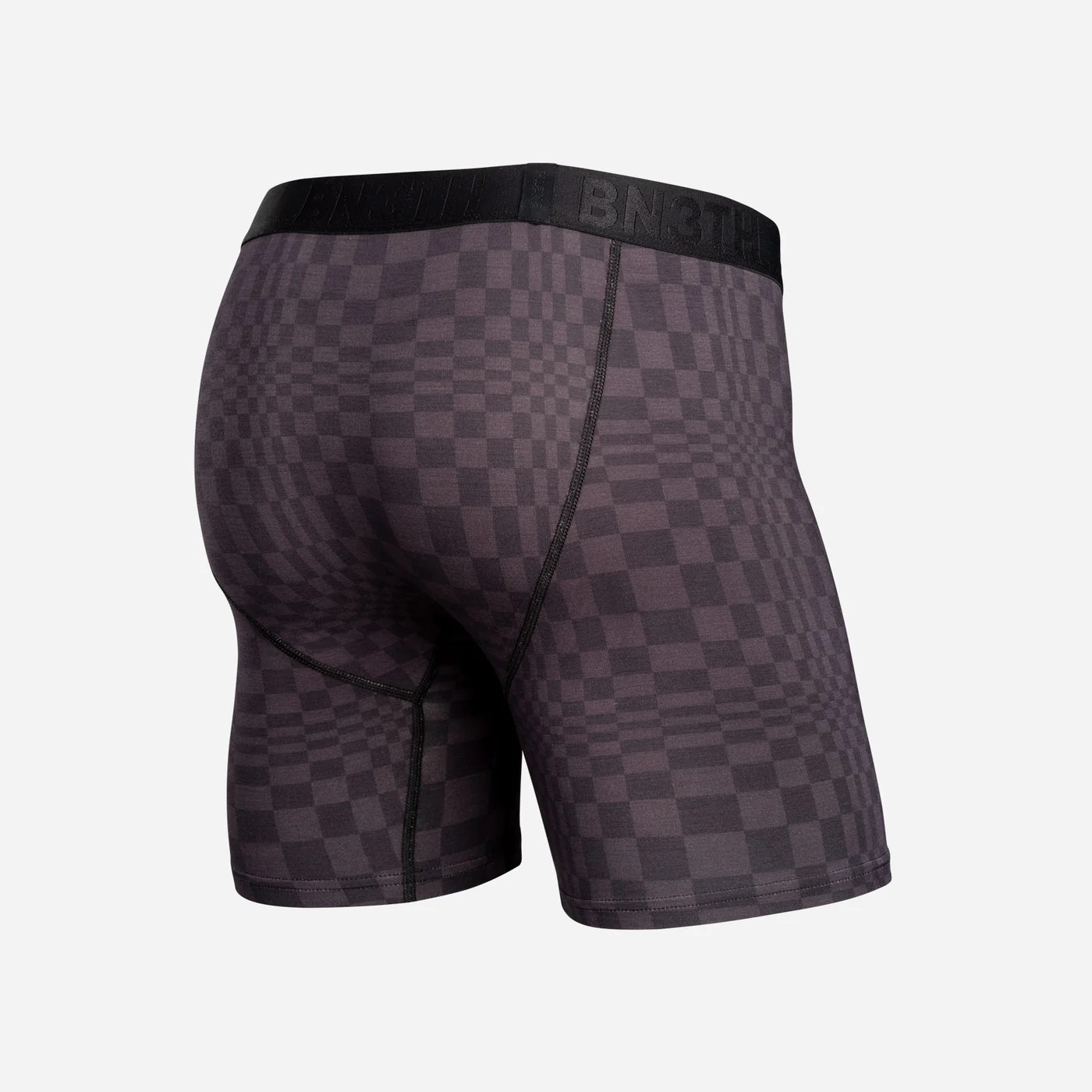 CLASSIC ICON BOXER BRIEF - LIQUID CHECKER-BLACK - 2