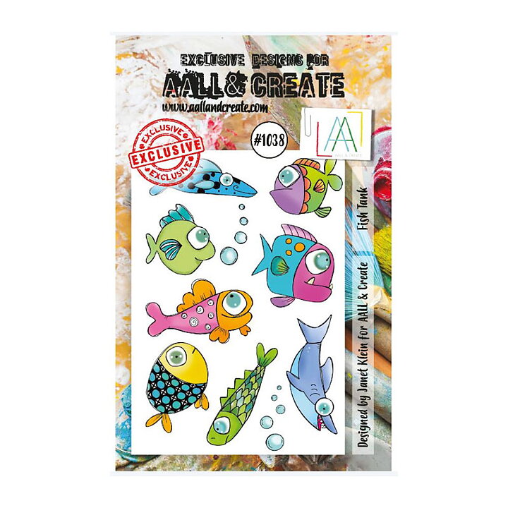 Aall and Create Clear Stamps - Fish Tank #1138 A6
