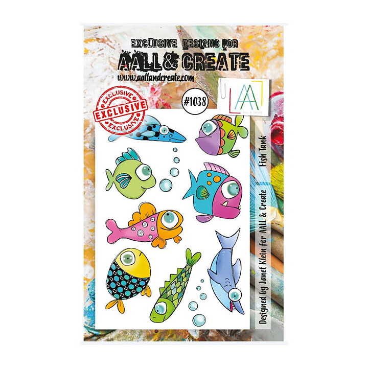 Aall and Create Clear Stamps - Fish Tank #1138 A6