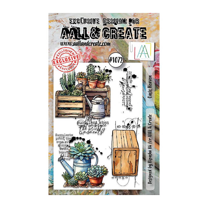 Aall and Create Clear Stamps - Oasis Heaven #1072 A6