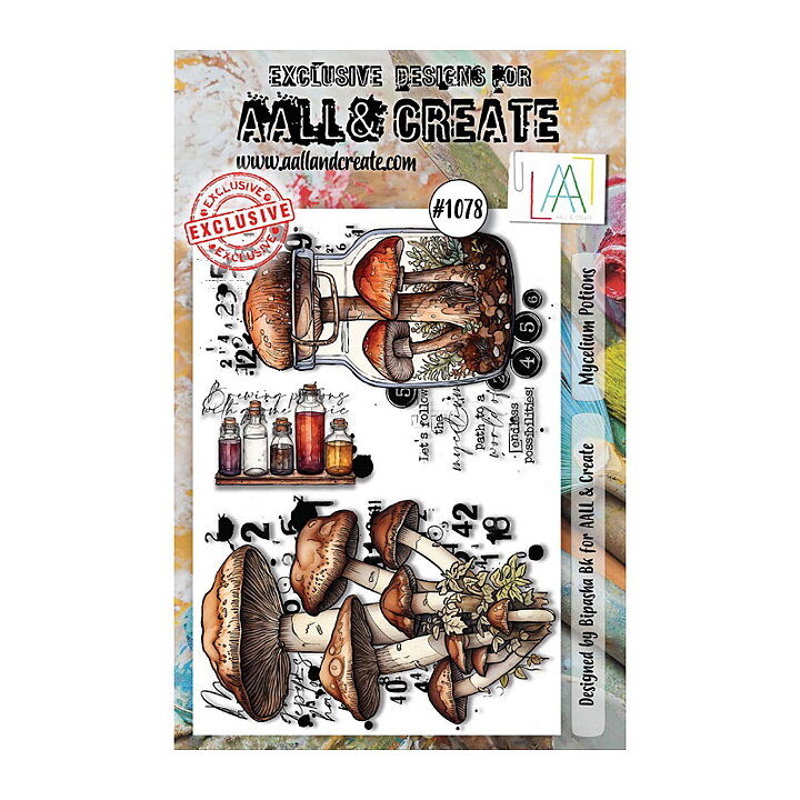 Aall and Create Clear Stamps - Mycelium Potions #1078 A6
