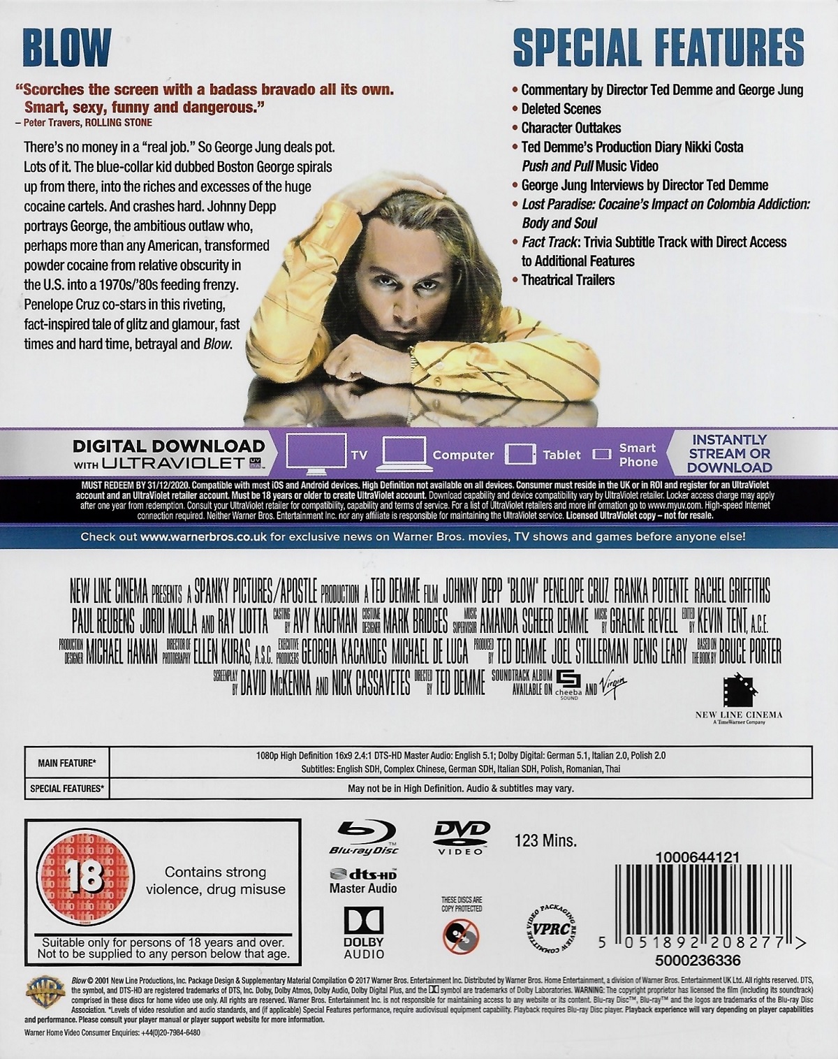 Blow (Premium Collection) (ej svensk text) (Blu-ray + DVD) - 2