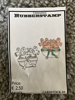Cardstock stämpel -1019