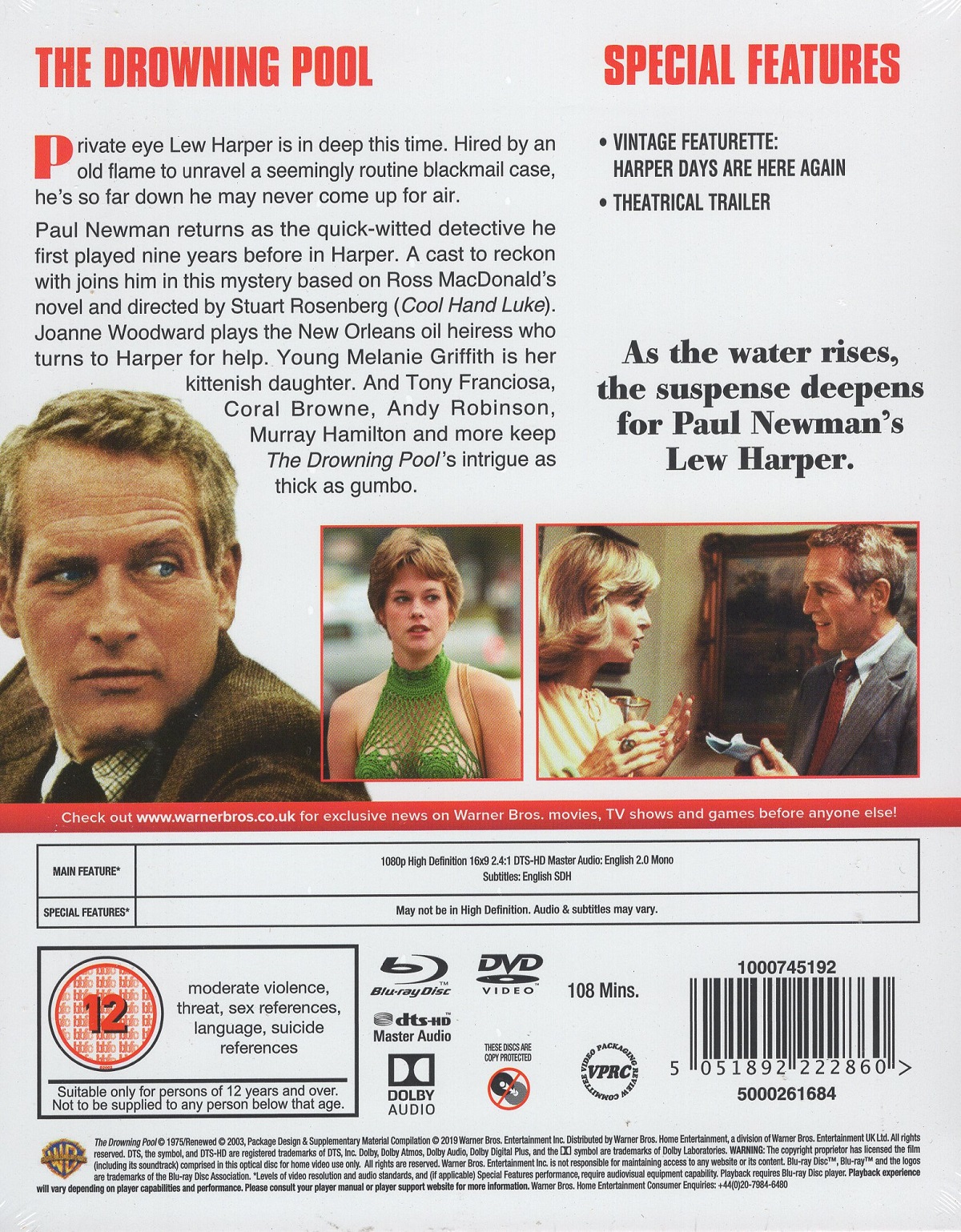 The Drowning Pool (Premium Collection) (ej svensk text) (Blu-ray + DVD) - 2