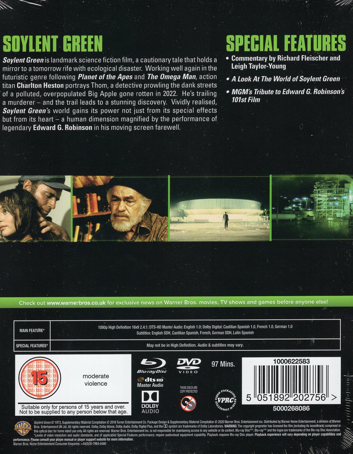 Soylent Green (Premium Collection) (ej svensk text) (Blu-ray + DVD) - 2