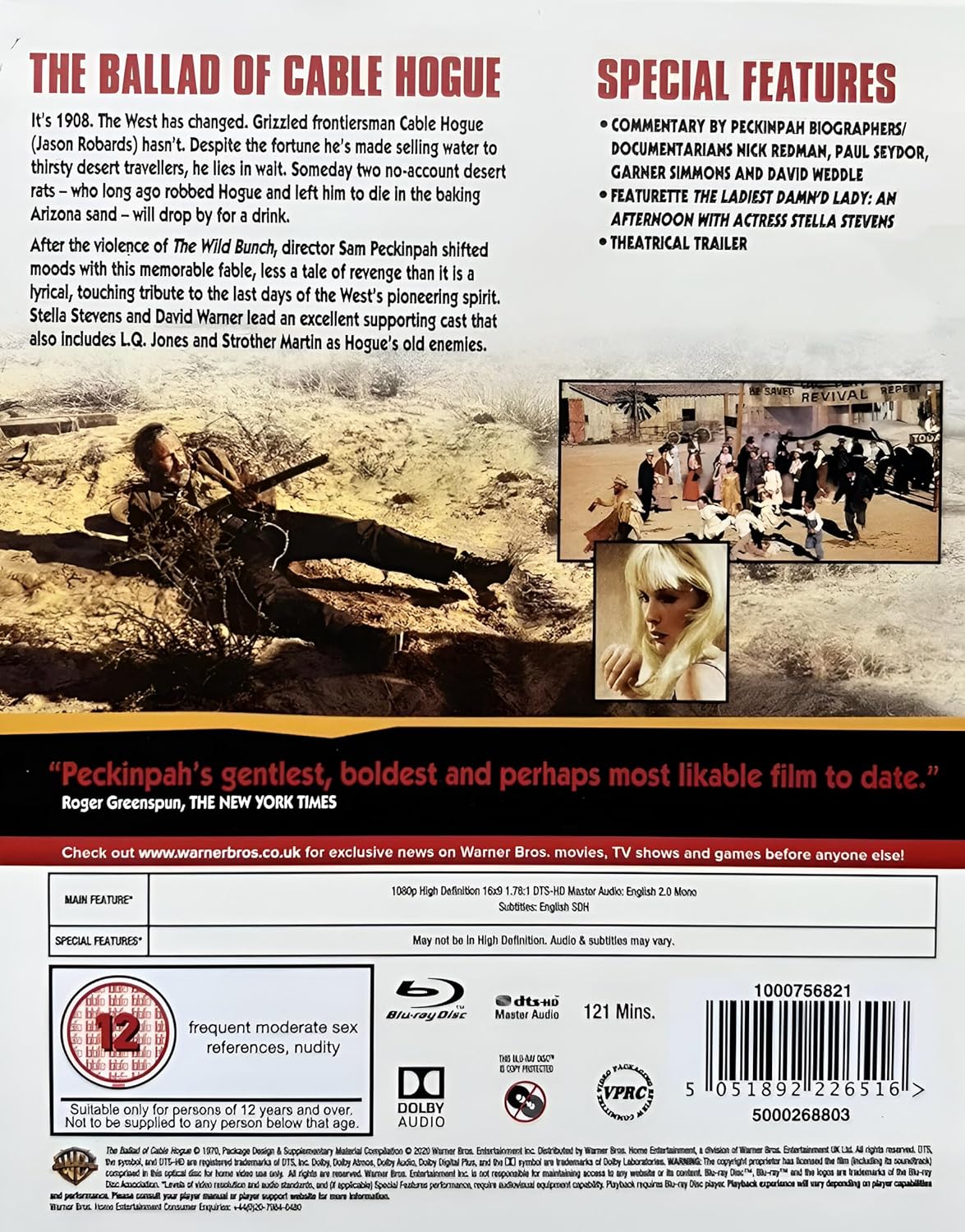 The Ballad of Cable Hogue (Premium Collection) (ej svensk text) (Blu-ray) - 2