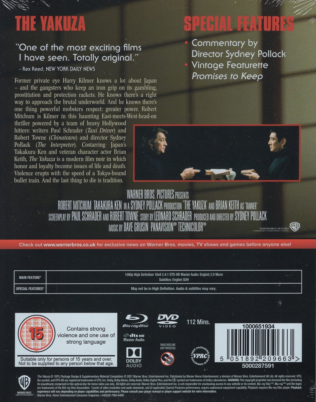 The Yakuza (Premium Collection) (ej svensk text) (Blu-ray + DVD) - 2