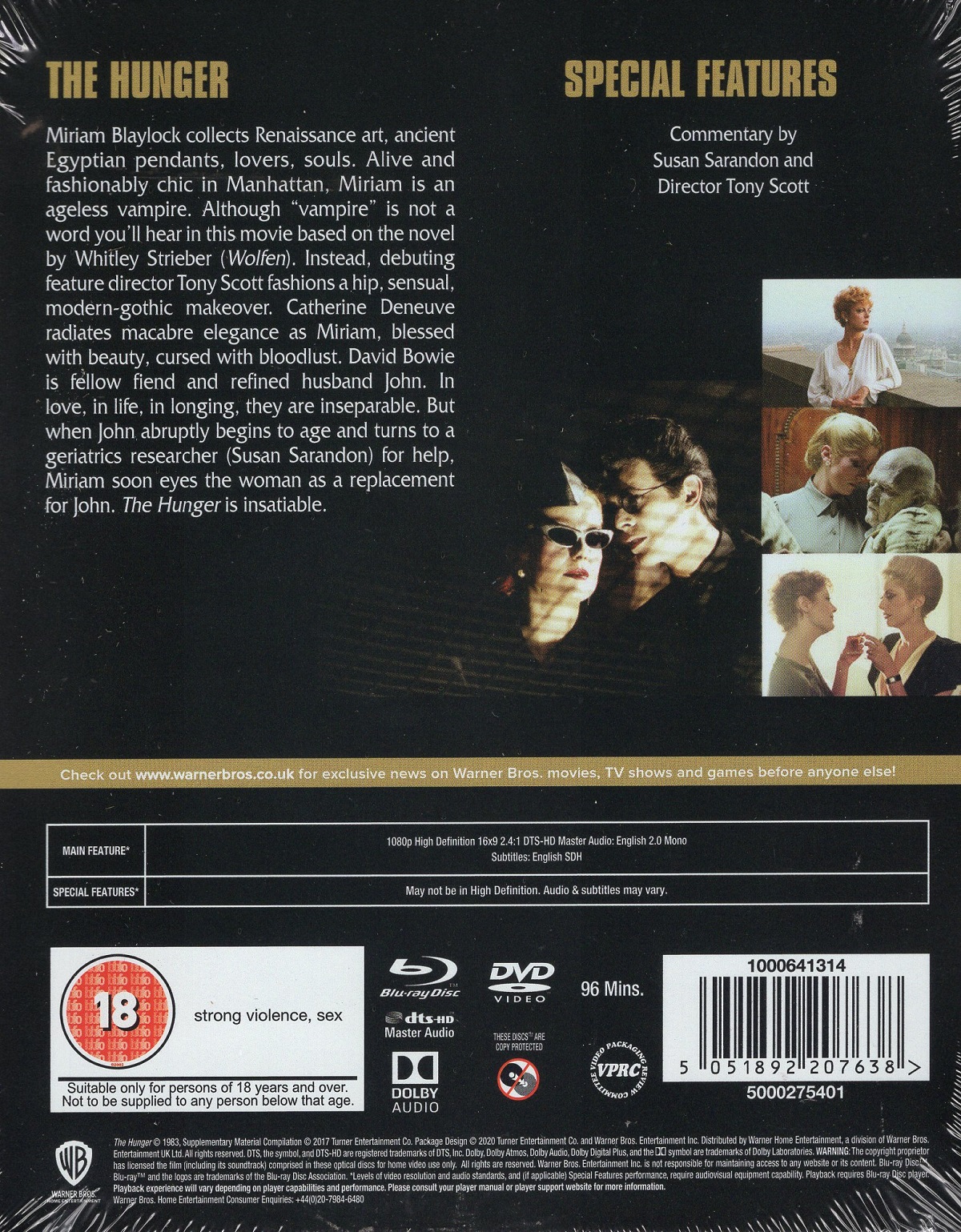 The Hunger (Premium Collection) (ej svensk text) (Blu-ray + DVD) - 2