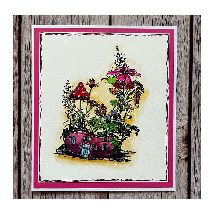 Aall and Create Clear Stamps - Aubergine Lodge #1087 A6