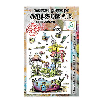 Aall and Create Clear Stamps - Aubergine Lodge #1087 A6