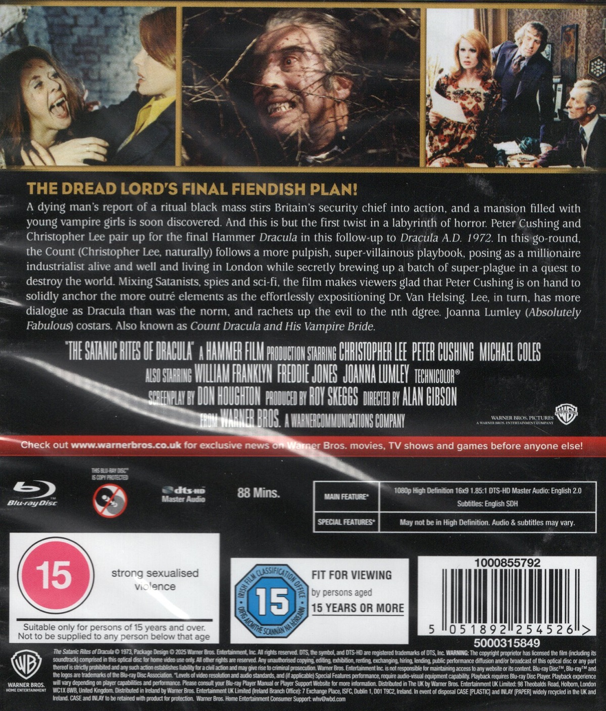 The Satanic Rites of Dracula (ej svensk text) (Blu-ray) - 2