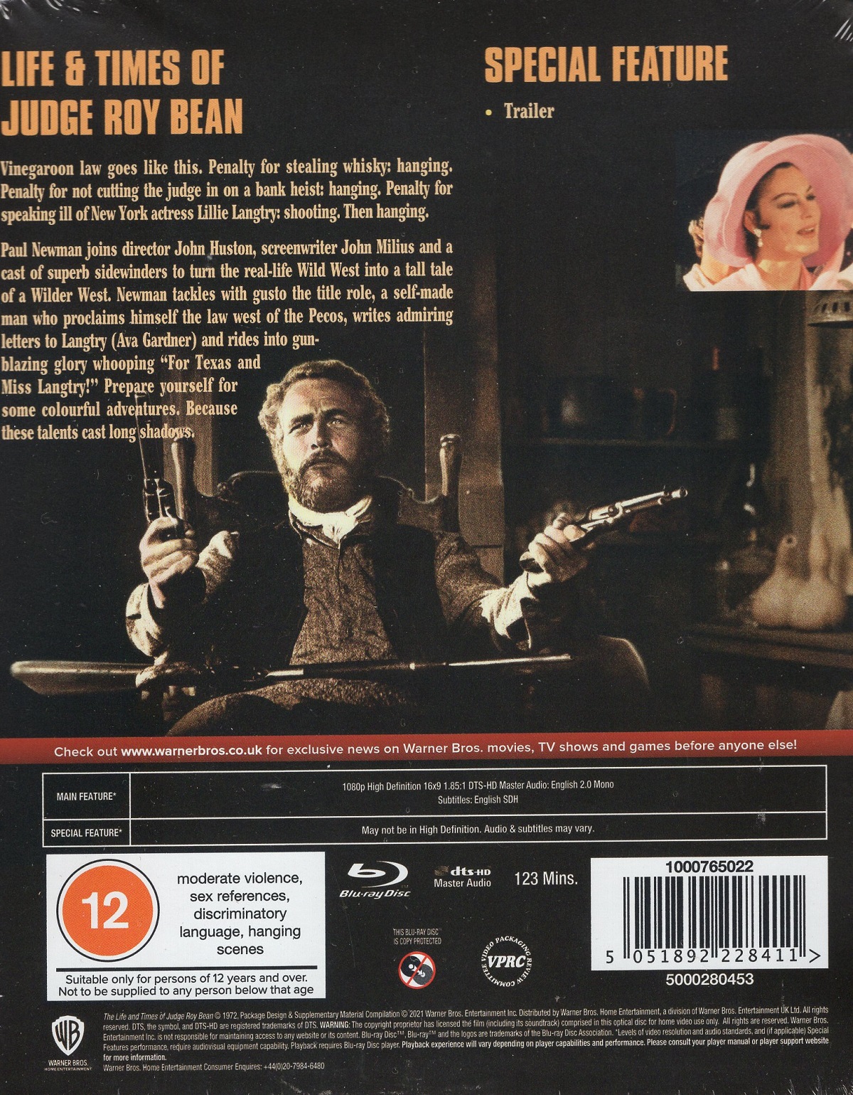 The Life And Times of Judge Roy Bean (Premium Collection) (ej svensk text) (Blu-ray) - 2