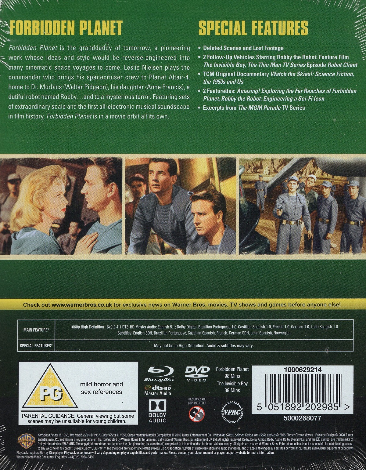 Forbidden Planet (Premium Collection) (ej svensk text) (Blu-ray + DVD) - 2
