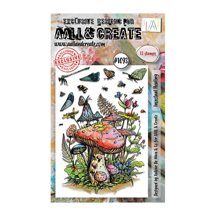 Aall and Create Clear Stamps - Insectual Healing#1093 A6