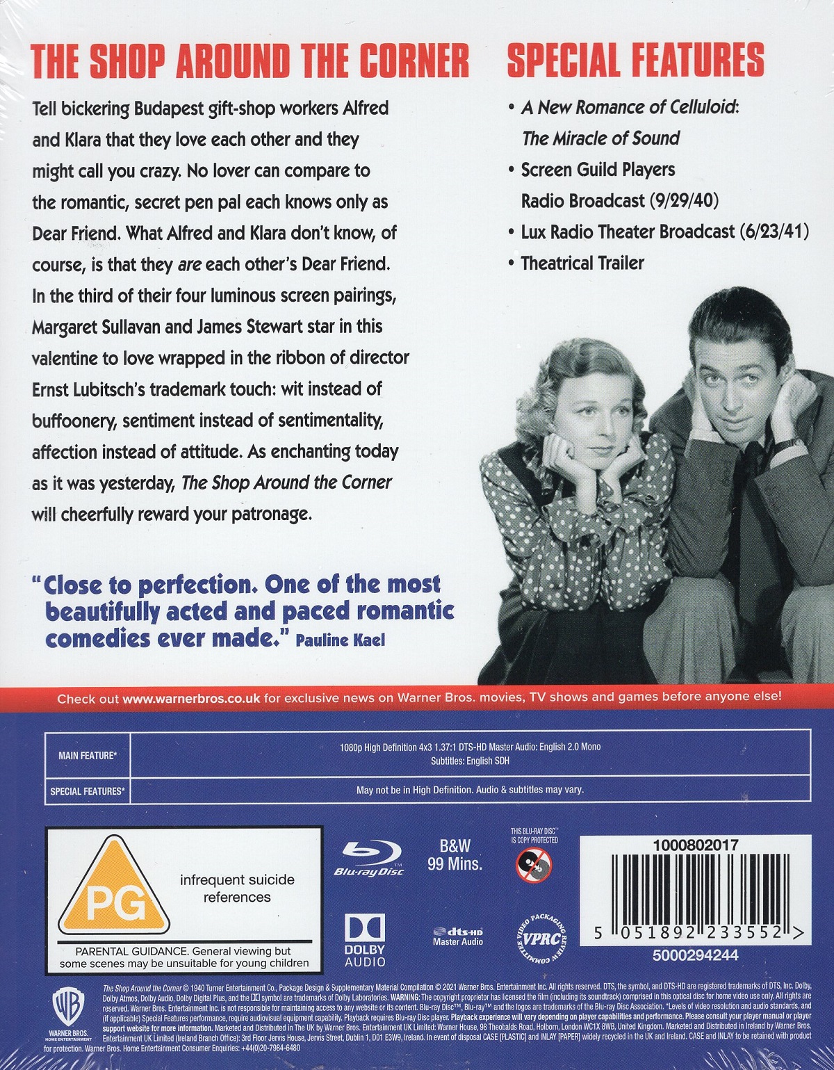 The Shop Around the Corner (Premium Collection) (ej svensk text) (Blu-ray) - 2