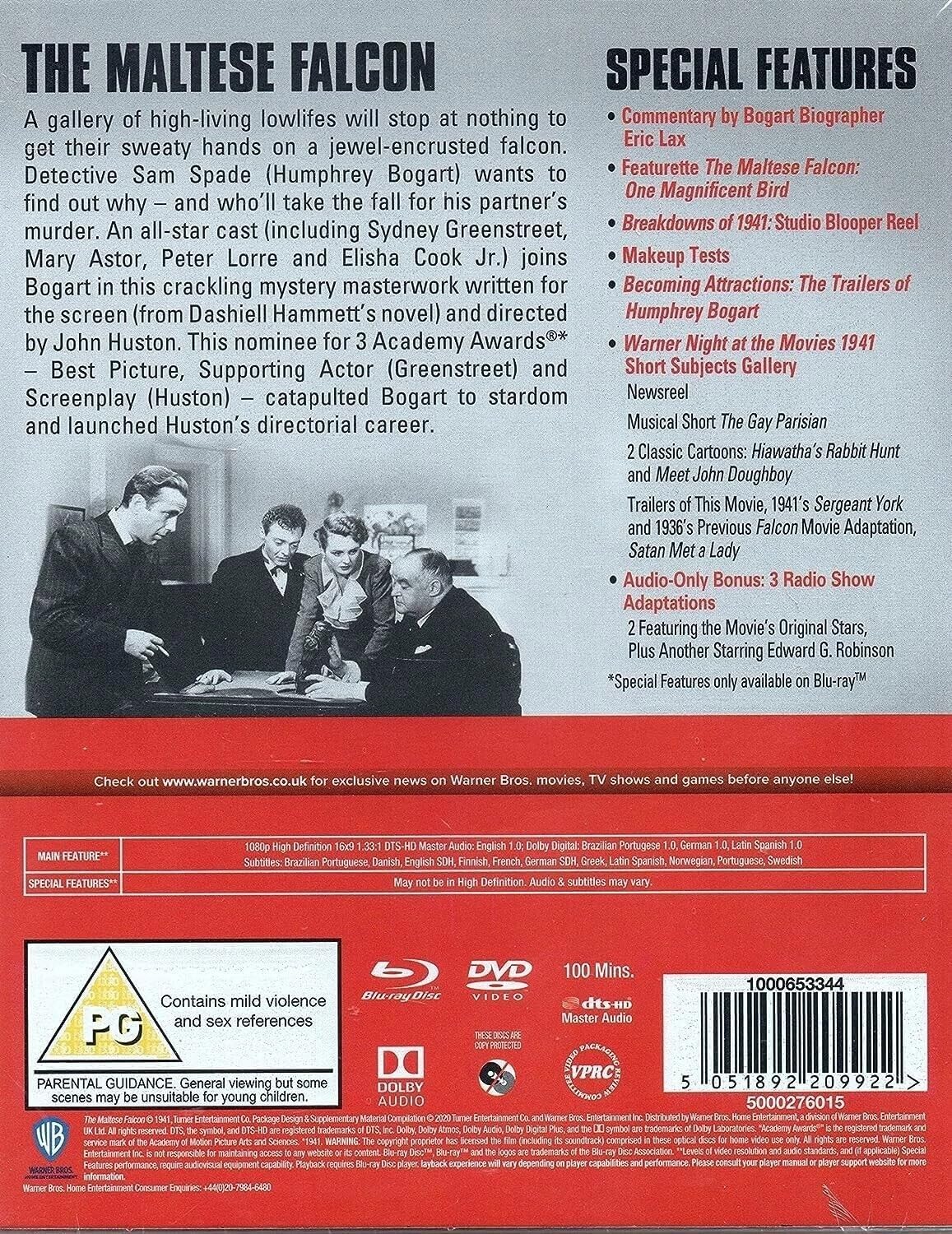 The Maltese Falcon (Premium Collection) (Blu-ray + DVD)  - 2