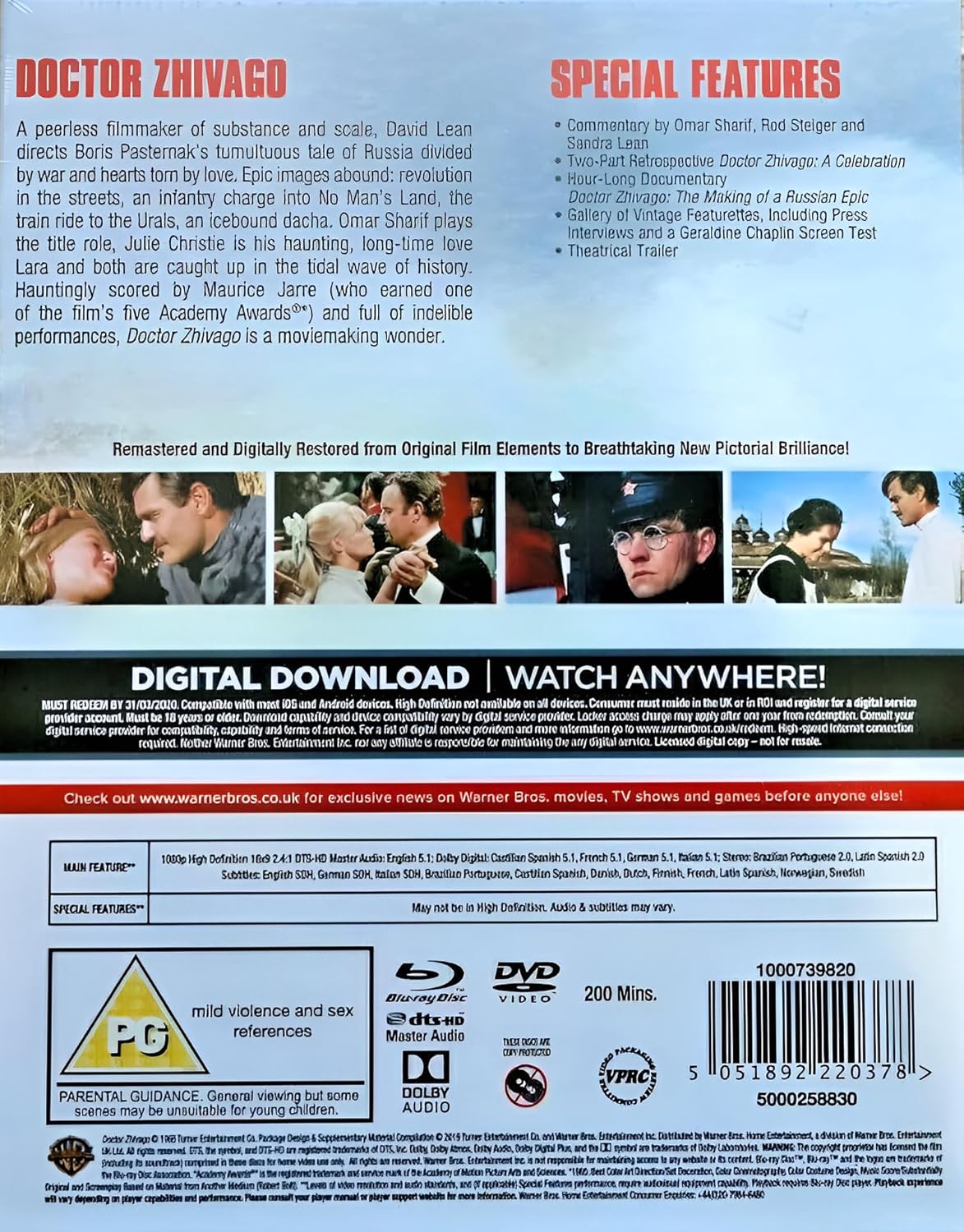 Doctor Zhivago (Premium Collection) (Blu-ray + DVD) - 2